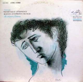 MUNCH tchaikovsky pathetique LP vinyl LSC 2683 VG  1961  
