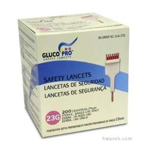  Nipro Gluco Pro Safety Lancets Plus (23G)   200 Lancets 