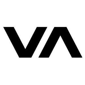    RVCA Logo Vinyl Sticker Decal White 4 Inch: Arts, Crafts & Sewing