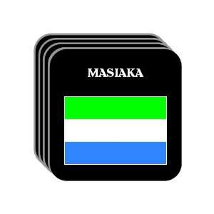 Sierra Leone   MASIAKA Set of 4 Mini Mousepad Coasters