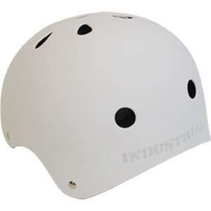    Industrial Flat White Skateboard Helmet [Medium]