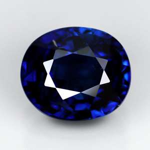   NATURAL UNHEATED UNTREATED 1.18ct Oval Royal Blue SAPPHIRE, AFRICA