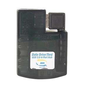   Data Drive Thru TRHU01BK 4 Port USB 2.0 Mini Hub (Black) Electronics