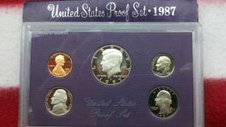 United States Mint Proof Set 1987  