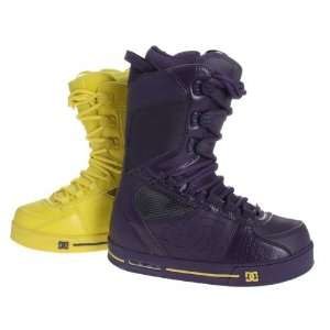  DC Park Snowboard Boots Purple/Yellow   Kids Sports 