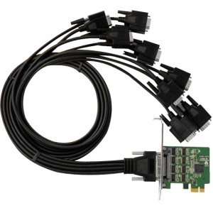   Male RS 232 Serial Via Cable   Plug in Card   Retail