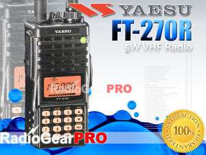   FT 270R 5W VHF frequency 2m 136 174 Mhz Portable Handheld 2 way Radio