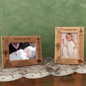  Personalized Baptism/Christening Day Wooden Picture Frame 