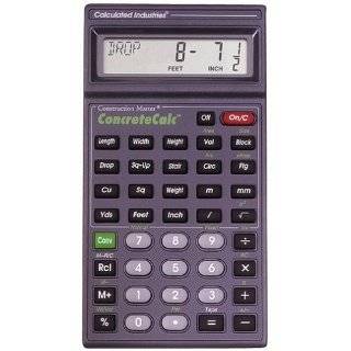   Construction Master IV ConcreteCalc Calculator Explore similar items