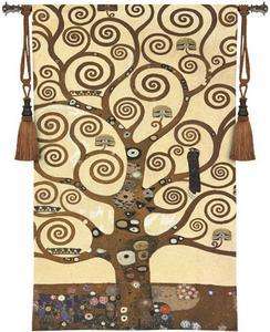 ABSTRACT TREE OF LIFE MODERN ART WALL HANGING TAPESTRY  
