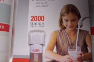 Dupont undersink water filter purifier,2 extra filters 6000 gallons 
