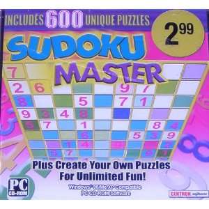  SUDOKU MASTER 600 Unique Puzzles Toys & Games