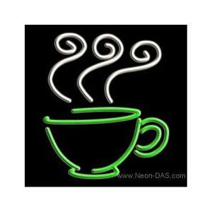  Coffee Cup Neon Sign 17 x 17: Home Improvement