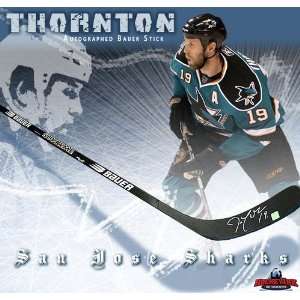 Joe Thornton San Jose Sharks Autographed/Hand Signed Bauer 