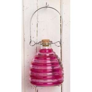   Ribbed Glass Wasp Trap with Wire Hanger Patio, Lawn & Garden